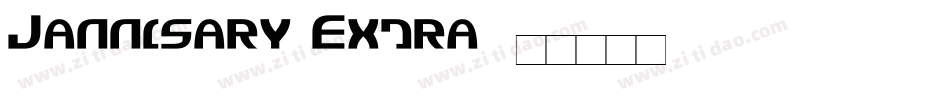 Jannisary Extra字体转换